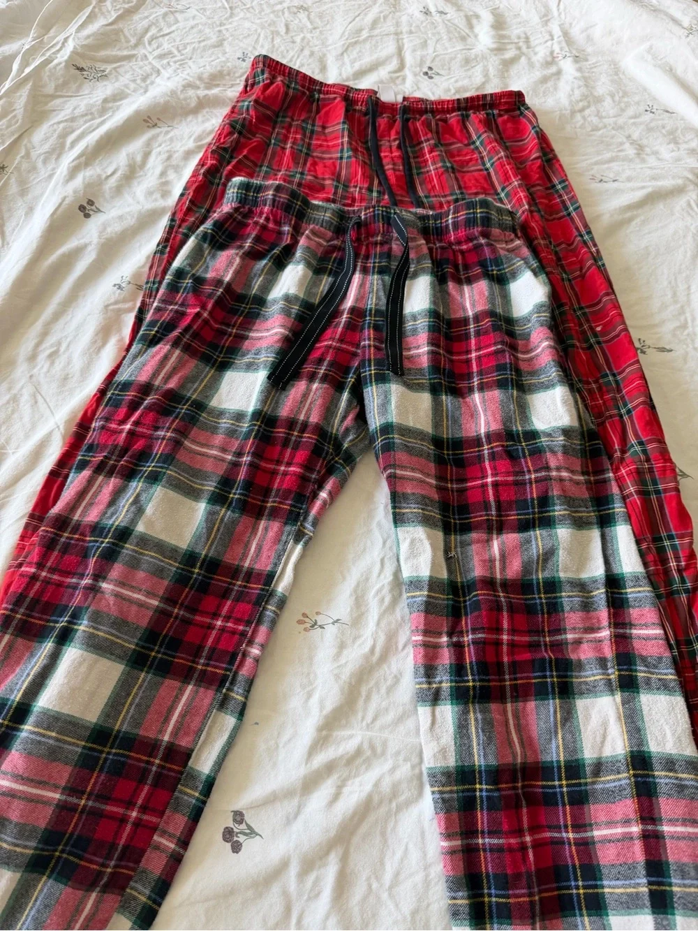 Kids Red Plaid Flannel Pajama Pants